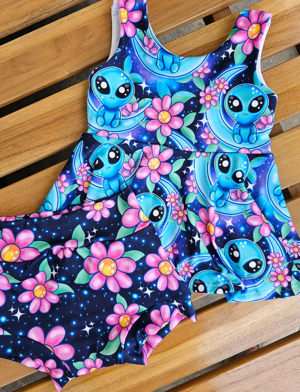 Baby Floral Alien coord- Adult