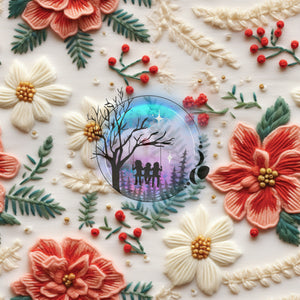 Christmas Embroidery Floral